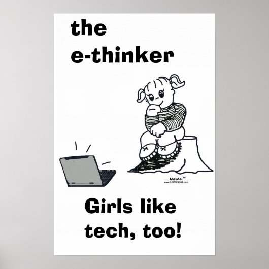 HET E-THINKER-Poster Poster (Voorkant)