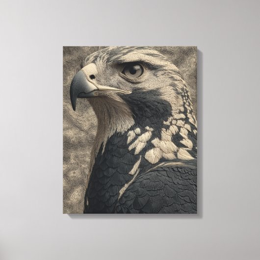 Het Eagle Poster Canvas Afdruk (Voorkant)
