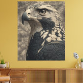 Het Eagle Poster Canvas Afdruk (Insitu (Woonkamer))