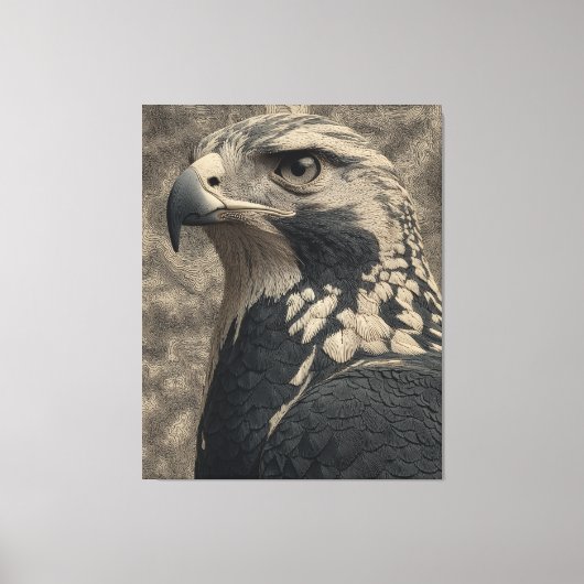 Het Eagle Poster Canvas Afdruk (Voorkant)