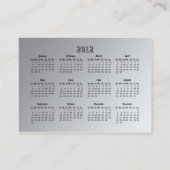 Het Earth - 2012 Pocket Calendar Visitekaartje (Achterkant)