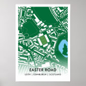 Het Easter Road Stadium Poster is de thuisbasis va (Voorkant)