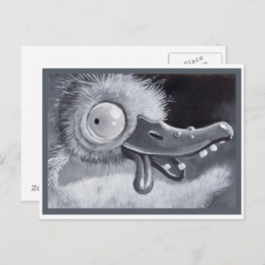 Het echt lomp briefkaart (Voorkant / Achterkant)