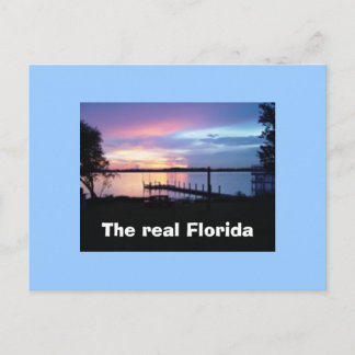 Het echte briefkaart van Florida
