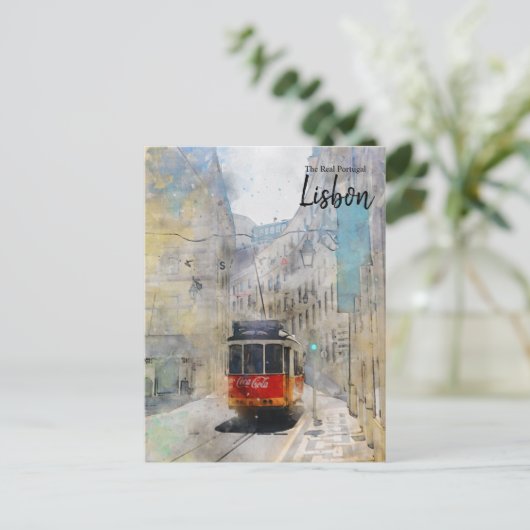 Het echte Briefkaart voor reizen in het kader van  (Staand voorkant)