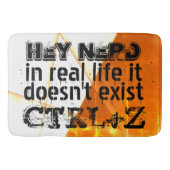 Het echte leven er is geen undo, nerd versie - ora badmat (Voorkant)