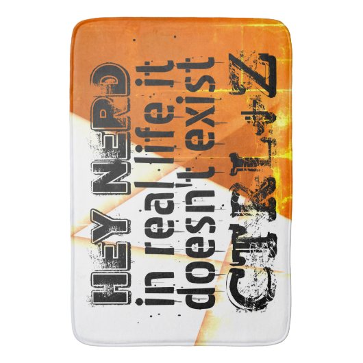 Het echte leven er is geen undo, nerd versie - ora badmat (Voorkant Verticaal)