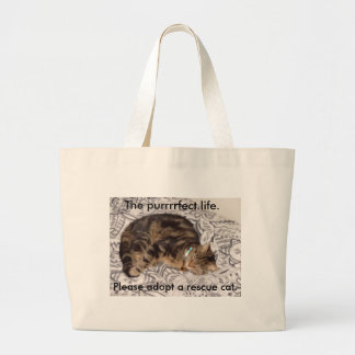 Het echte leven. grote tote bag