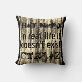 Het echte leven is er geen undo, nerd versie - str kussen