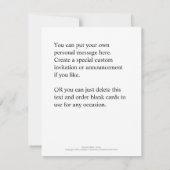 Het echte leven is rommelig. (En het is niet uitge Kaart (Achterkant)