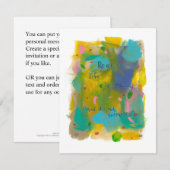 Het echte leven is rommelig. (En het is niet uitge Kaart (Voorkant / Achterkant)