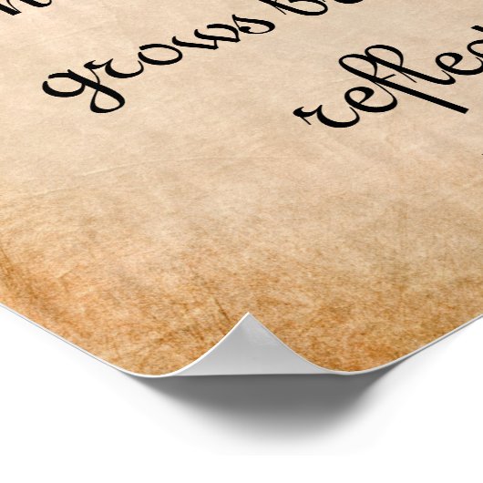 Het echte Man glimlacht... Inspirerend prijsopgave Poster (Hoek)