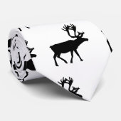 Het echte Man houdt Amerikaanse elanden van Stropdas (Opgerold)