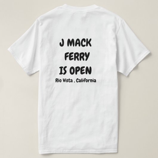 Het echte Mc Coy - J Mack Ferry T-shirt (Design achterkant)