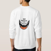 Het echte plezier van kerst mannen trui (Achterkant)