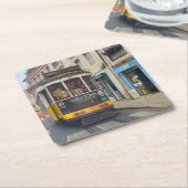 Het echte Portugal-Lissabon Kartonnen Onderzetters (Schuin)