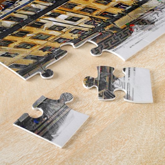 Het echte Portugal-Lissabon Legpuzzel (Zijkant)