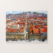 Het echte Portugal-Lissabon Legpuzzel (Horizontaal)