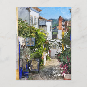 Het Echte Portugal- Obidos Briefkaart