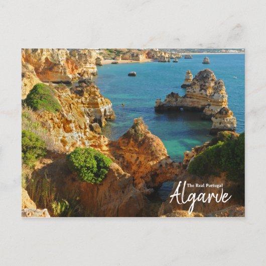 Het echte Portugal-Ponta da Piedade, Algarve Briefkaart (Voorkant)