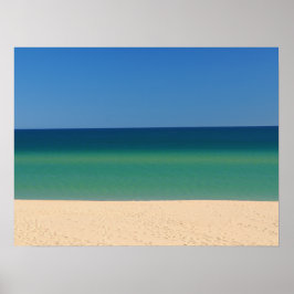 Het echte Portugal - strand, blauw, water Poster