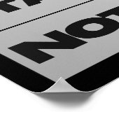 Het echte risico is niets Poster doen (Hoek)