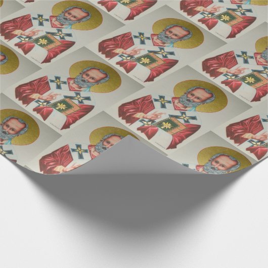 Het echte Sinterklaas / St. Nicholas inpakpapier (Hoek)