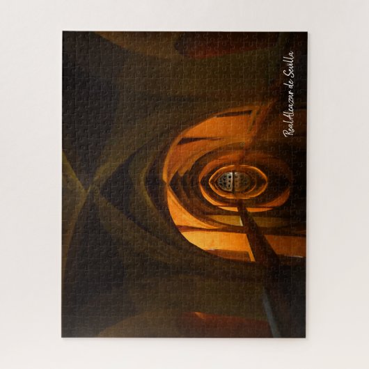 Het echte Spanje-Alcazar van Sevilla Legpuzzel (Verticaal)