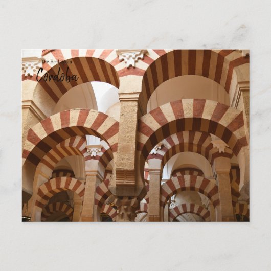 Het echte Spanje Cordoba Briefkaart (Voorkant)
