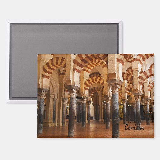 Het echte Spanje Cordoba Magneet (Voorkant / Achterkant)