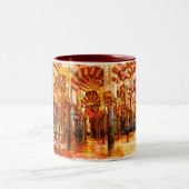 Het echte Spanje Cordoba Tweekleurige Koffiemok (Center)