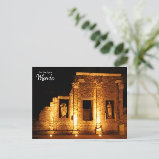 Het echte Spanje Merida Briefkaart (Staand voorkant)