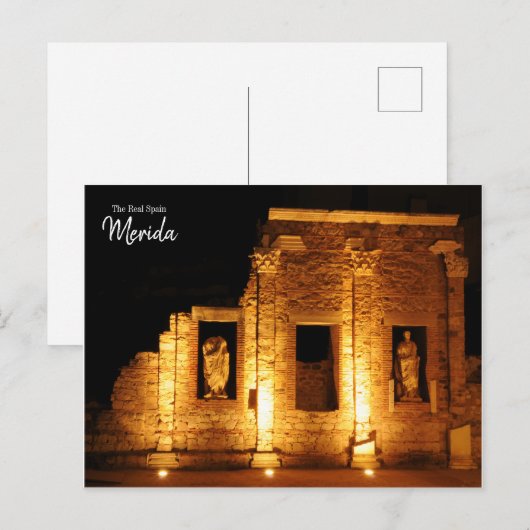 Het echte Spanje Merida Briefkaart (Voorkant / Achterkant)