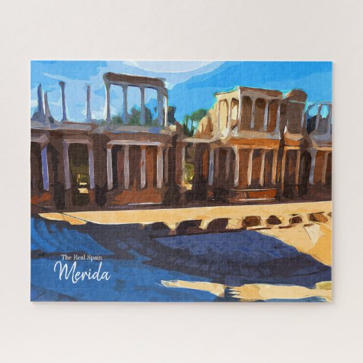 Het echte Spanje Merida Jigzaag Puzzle Legpuzzel (Horizontaal)
