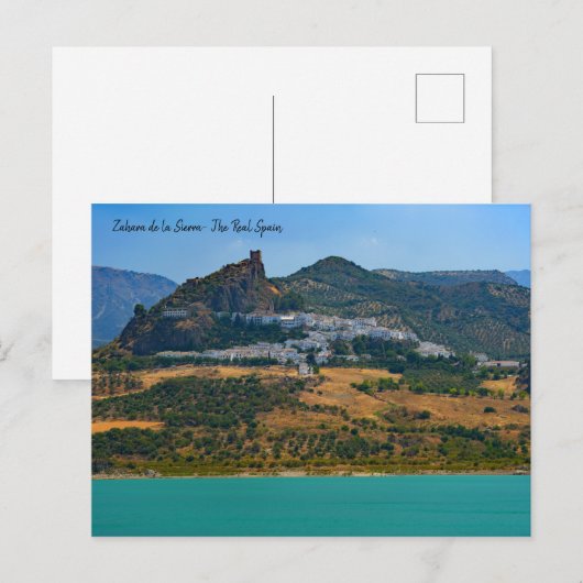 Het echte Spanje - Zahara de la Sierra Briefkaart (Voorkant / Achterkant)
