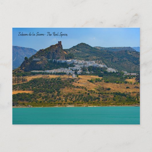 Het echte Spanje - Zahara de la Sierra Briefkaart (Voorkant)