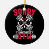 het echte uiteinde begint wanneer u wilt ophouden keramisch ornament (Voorkant)