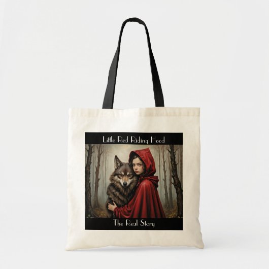 Het echte verhaal van Little Red Riding Hood Tote Bag (Voorkant)