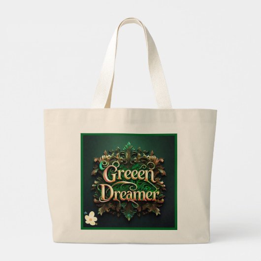 Het eco-effect grote tote bag (Achterkant)