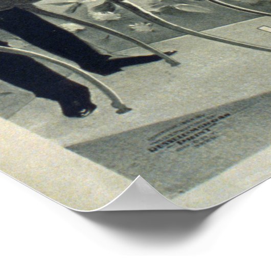 Het Edison concertfonograaf. Poster (Hoek)