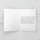 Het één-bovenleer van de zakenman kaart (Binnen)