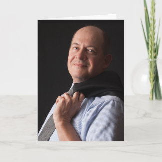 Het één-bovenleer van de zakenman kaart