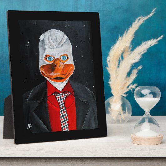 Het eend schilderij van Alfred Fox Fotoplaat (Zijkant)