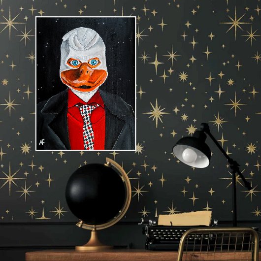 Het eendenschilderij van Alfred Fox Canvas Afdruk