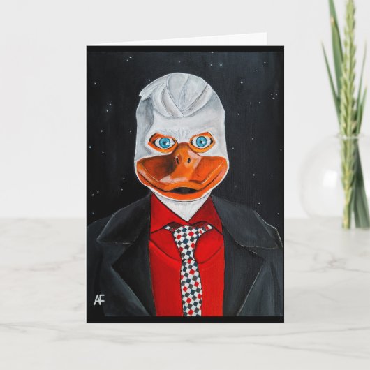 Het eendenschilderij van Alfred Fox Kaart (Voorkant)