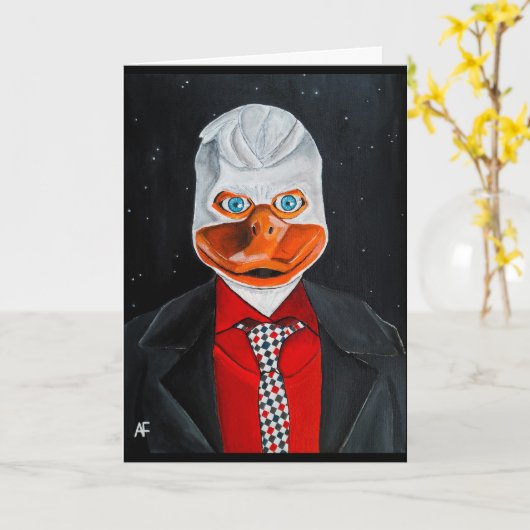 Het eendenschilderij van Alfred Fox Kaart (Gele Bloem)