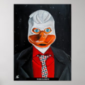 Het eendenschilderij van Alfred Fox Poster (Voorkant)