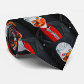 Het eendenschilderij van Alfred Fox Stropdas (Opgerold)