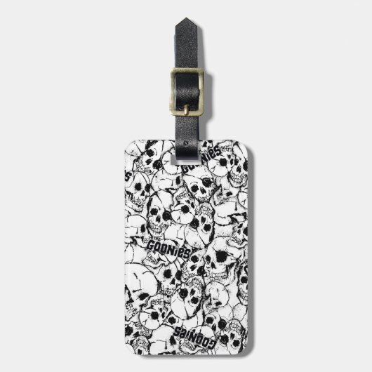 Het eenoige Willy Skull Pattern van Goonies Bagagelabel (Voorkant verticaal)