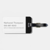 Het eenoige Willy Skull Pattern van Goonies Bagagelabel (Achterkant horizontaal)